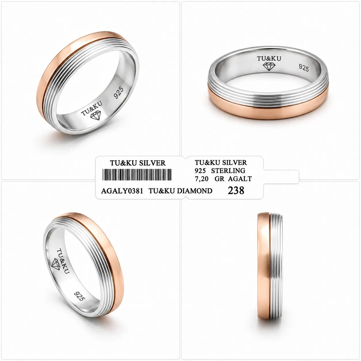 Aşkın Simgesi 0381 İki rengin uyumu, tek bir aşkın hikâyesi… TU&KU SILVER.