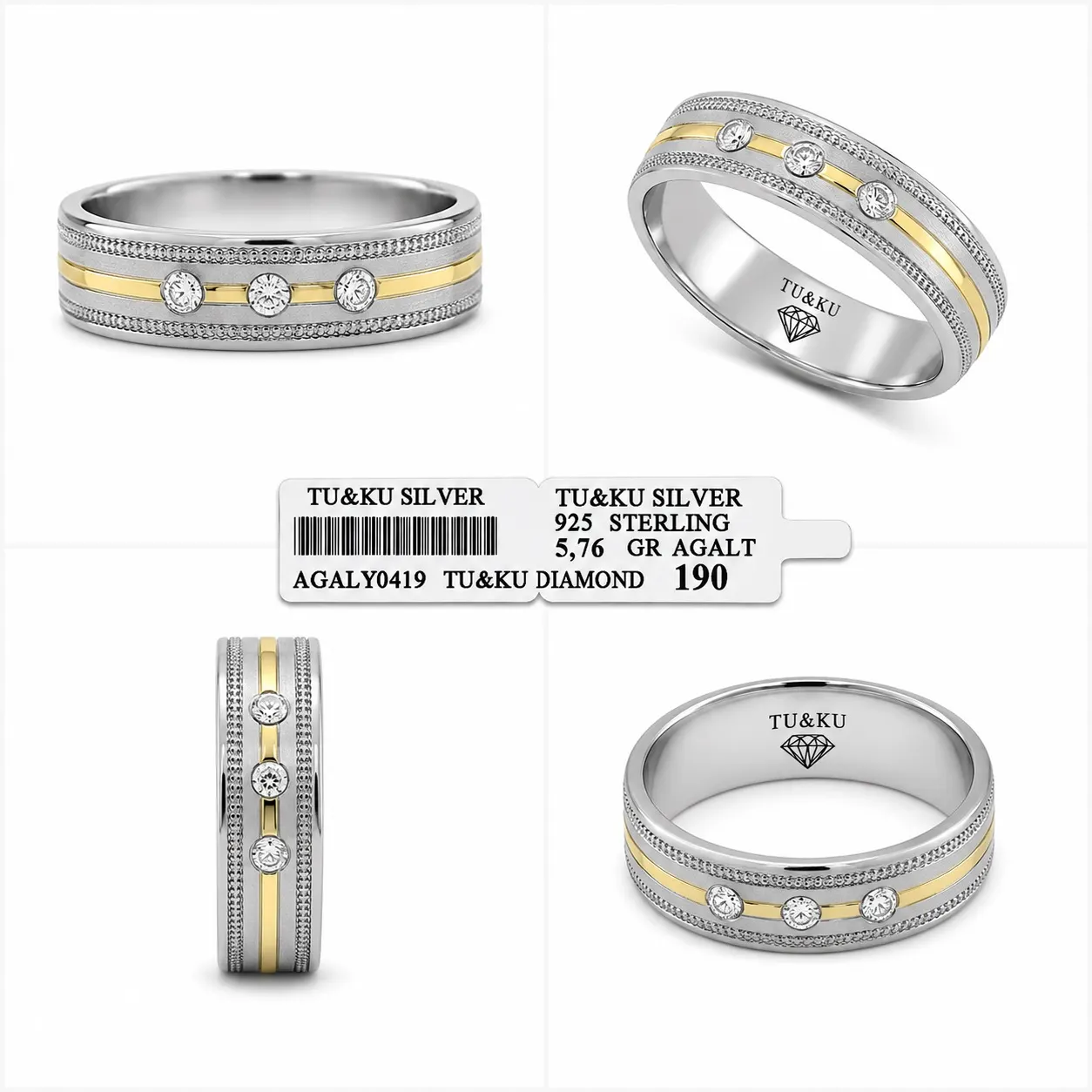 Aşkın Simgesi 0419 Zarafetin, uyumun ve birlikte atılan üç özel adımın simgesi… TU&KU. 💍