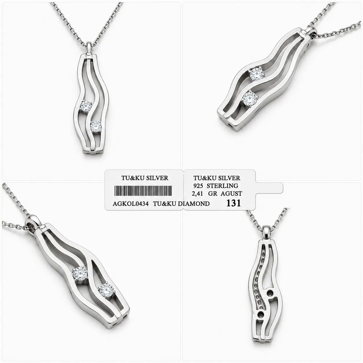 Signed by Tugba 0434 Akıcı çizgiler, zarif ışıltılar ve özgün TU&KU SILVER tasarımı…