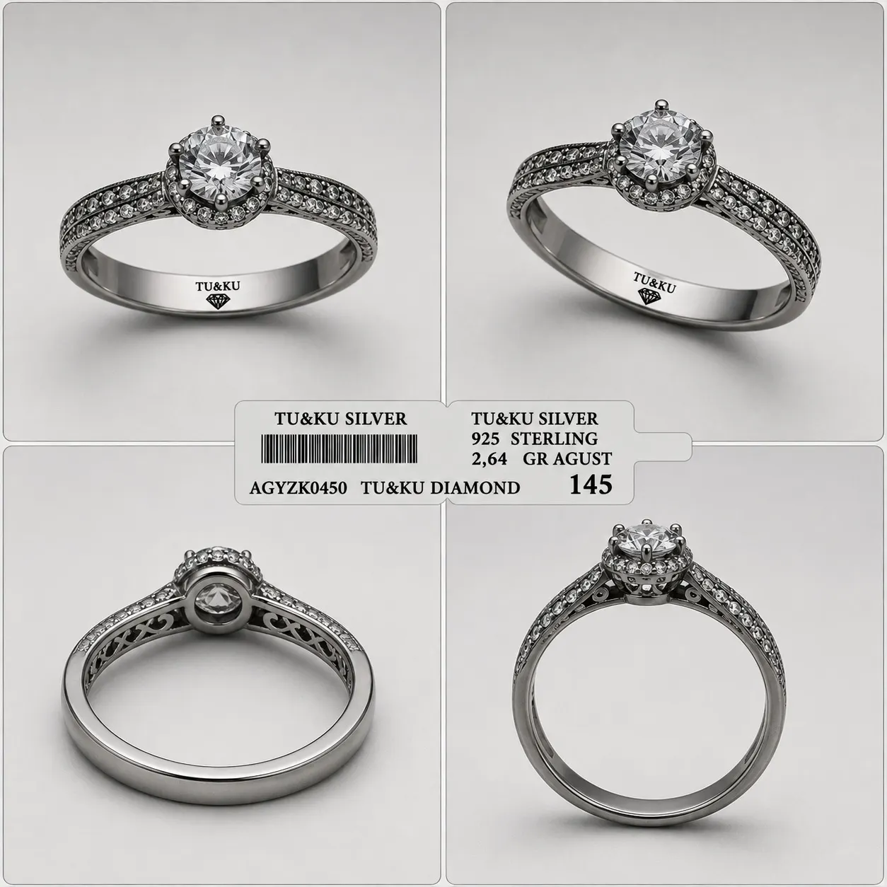 Signed by Tugba 0450 Zarafetin merkezinde tek bir ışıltı, çevresinde sonsuz bir parıltı. 